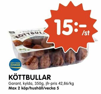 Tempo Köttbullar erbjuda
