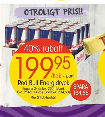 EKO Red Bull Energidryck erbjuda
