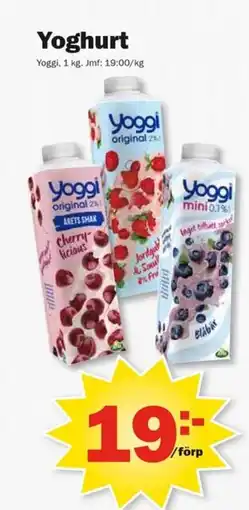 Pekås Yoggi Yoghurt erbjuda