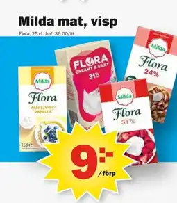 Pekås Flora Milda mat, visp erbjuda