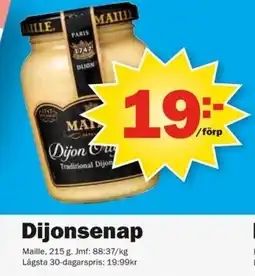Pekås Maille Dijonsenap erbjuda
