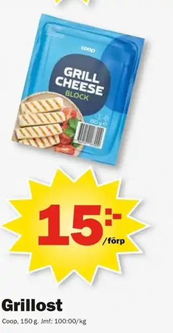 Pekås Coop Grillost erbjuda