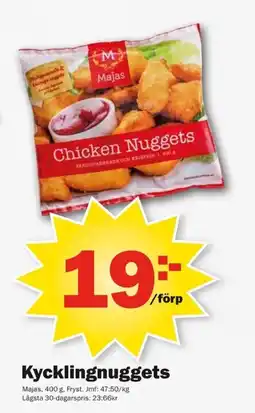 Pekås Majas Kycklingnuggets erbjuda