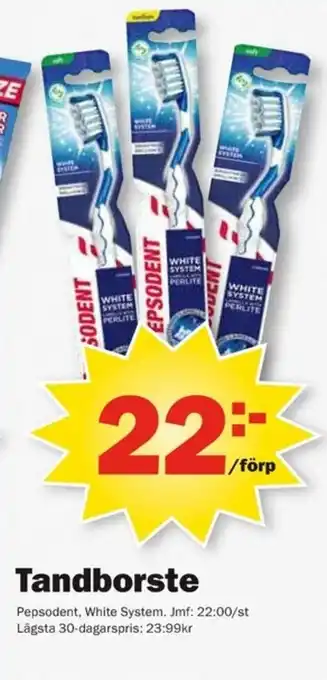 Pekås Pepsodent Tandborste erbjuda
