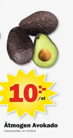 Pekås Ätmogen Avokado erbjuda