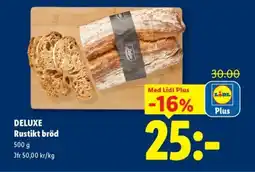Lidl DELUXE Rustikt bröd erbjuda