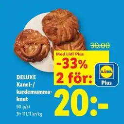 Lidl DELUXE Kanel-/ kardemumma- knut erbjuda