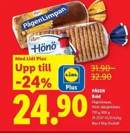 Lidl PÅGEN Bröd erbjuda
