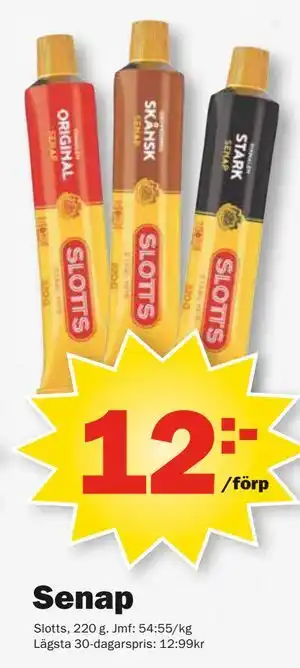 Pekås Senap erbjuda