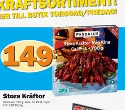 Pekås Stora Kräftor erbjuda