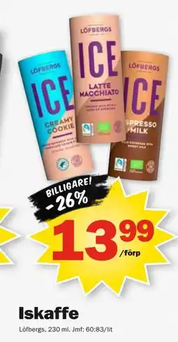 Pekås Iskaffe erbjuda