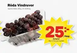 Pekås Röda Vindruvor, Medlemspris erbjuda