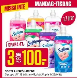 ÖoB SOFTLAN SKÖLJMEDEL erbjuda