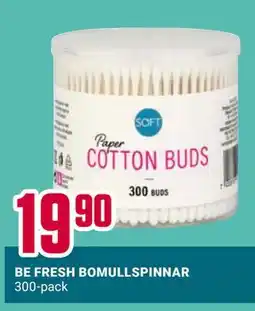 ÖoB BE FRESH BOMULLSPINNAR erbjuda
