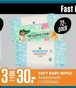 ÖoB SOFT BABY WIPES, Medlemspris erbjuda