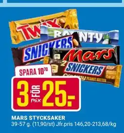 ÖoB MARS STYCKSAKER erbjuda
