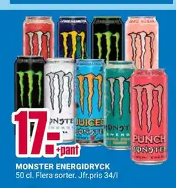 ÖoB MONSTER ENERGIDRYCK erbjuda