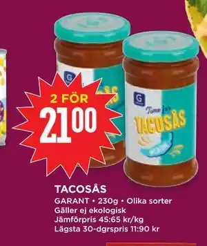 Willys TACOSÅS erbjuda
