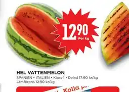 Willys HEL VATTENMELON erbjuda