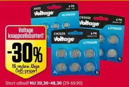 ÖoB Voltage knappcellsbatteri! erbjuda