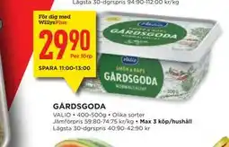 Willys GÅRDSGODA, Medlemspris erbjuda
