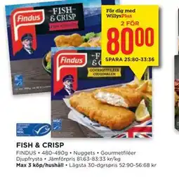 Willys FISH & CRISP, Medlemspris erbjuda