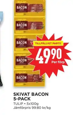 Willys SKIVAT BACON 5-PACK erbjuda