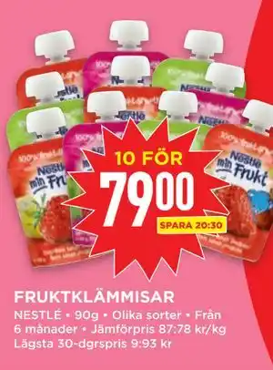 Willys FRUKTKLÄMMISAR erbjuda