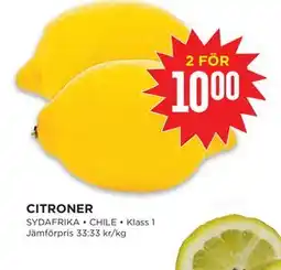 Willys CITRONER erbjuda