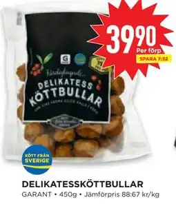 Willys Hemma DELIKATESSKÖTTBULLAR erbjuda