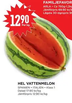 Willys Hemma HEL VATTENMELON erbjuda