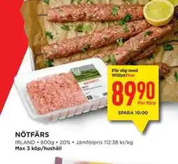 Willys Hemma NÖTFÄRS, Medlemspris erbjuda