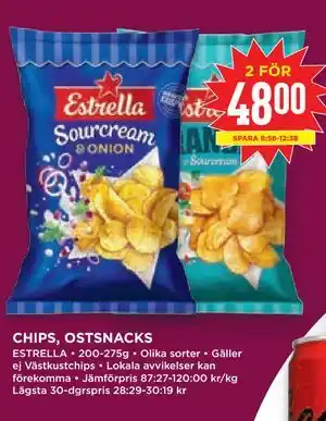 Willys Hemma CHIPS, OSTSNACKS erbjuda