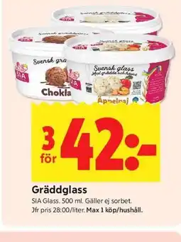ICA Kvantum Gräddglass erbjuda