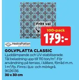 Jem&Fix GOLVPLATTA CLASSIC erbjuda