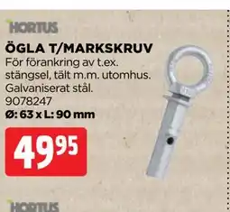 Jem&Fix ÖGLA T/MARKSKRUV erbjuda