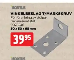Jem&Fix VINKELBESLAG T/MARKSKRUV erbjuda