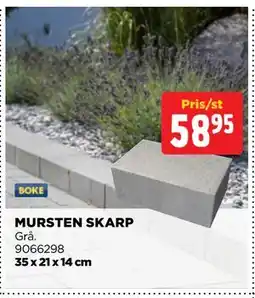 Jem&Fix MURSTEN SKARP erbjuda