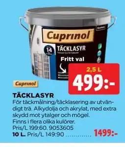 Jem&Fix TÄCKLASYR erbjuda