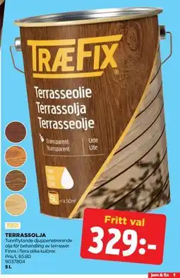 Jem&Fix TERRASSOLJA erbjuda