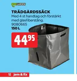 Jem&Fix TRÄDGÅRDSSÄCK erbjuda
