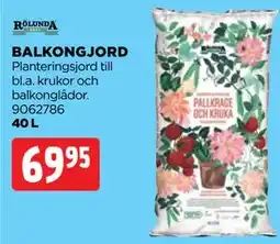 Jem&Fix BALKONGJORD erbjuda