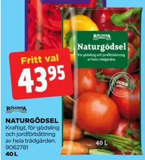Jem&Fix NATURGÖDSEL erbjuda