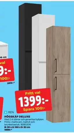 Jem&Fix HÖGSKÅP DELUXE erbjuda