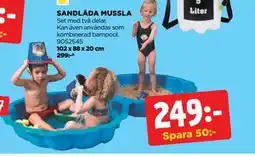 Jem&Fix SANDLÅDA MUSSLA erbjuda