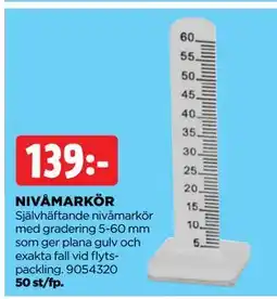 Jem&Fix NIVÅMARKÖR erbjuda
