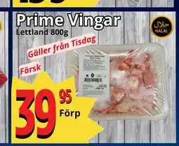 Supergrossen Prime Vingar erbjuda