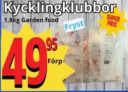 Supergrossen Kycklingklubbor erbjuda