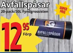 Supergrossen Avfallspåsar erbjuda