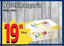 Supergrossen Bordsmargarin erbjuda
